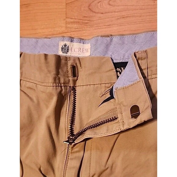 J Crew Golf Shorts Mens 36 Beige Flat Front Straight Leg  Casual - Picture 2 of 11